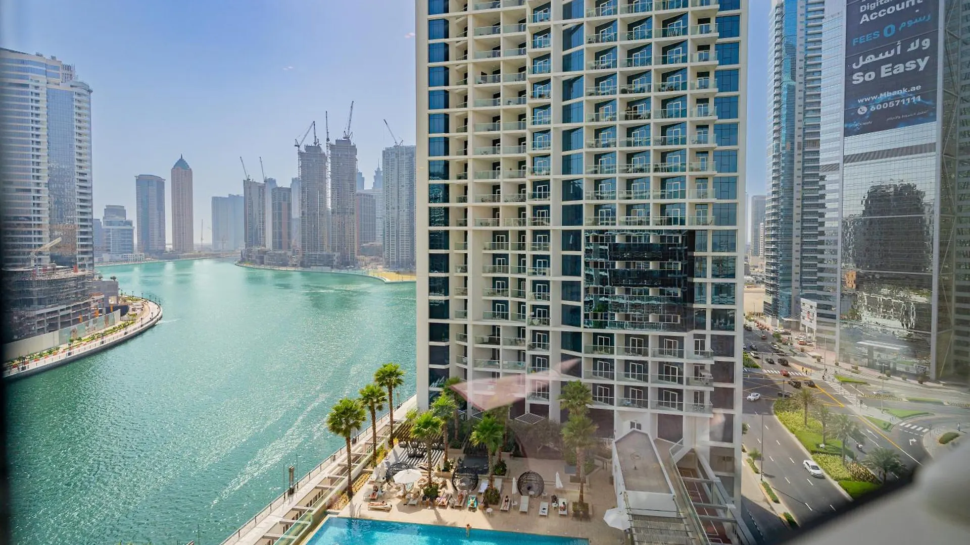 Escape 24 Modern Studio At Damac Maison Prive In Heart Of Business Bay 迪拜 公寓